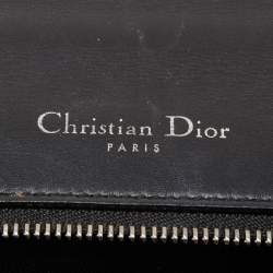 مملوكة مسبقًا Dior Black Leather Medium Patch Diorama Shoulder Bag