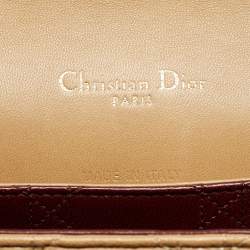 Pre Owned Dior Beige Cannage Leather Large Miss Dior Shoulder Bag