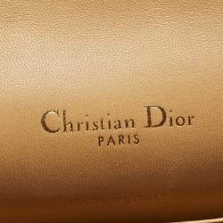 Pre Owned Dior Beige Cannage Leather Large Miss Dior Shoulder Bag
