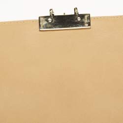 Pre Owned Dior Beige Cannage Leather Large Miss Dior Shoulder Bag
