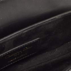 Dior Black Leather Mini Saddle Bag