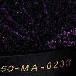 Pre Owned Dior Multicolor Floral Embroidered Canvas Saddle Bag