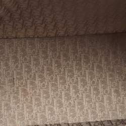 Pre Owned Dior Grey Cannage Patent Leather Extra Large Lady Dior Tote