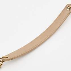 Pre Owned Dior Beige Cannage Leather Miss Dior Promenade Chain Bag