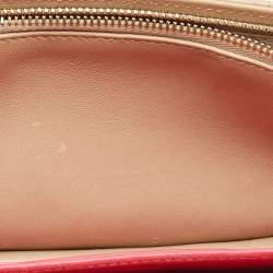 Pre Owned Dior Beige Cannage Leather Miss Dior Promenade Chain Bag
