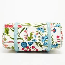 Dior Multicolor Floral Fabric and Leather My Dior Frame Satchel