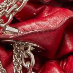 Pre Owned Dior Red Cannage Leather Le Trente Hobo