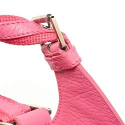 Pre Owned Dior Beige/Pink Oblique Canvas and Leather Street Chic Tote