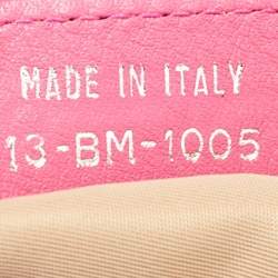 Pre Owned Dior Beige/Pink Oblique Canvas and Leather Street Chic Tote