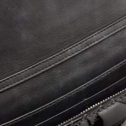 Pre Owned Dior Black Cannage Patent Leather Miss Dior Promenade Chain Bag