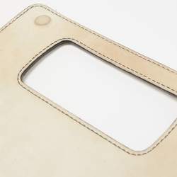 Pre Owned Dior Off White Leather Dio(r)evolution Shoulder Bag