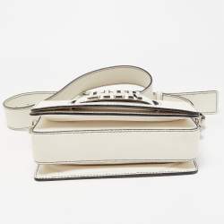 Pre Owned Dior Off White Leather Dio(r)evolution Shoulder Bag