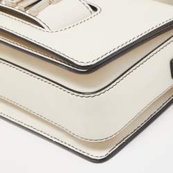 Pre Owned Dior Off White Leather Dio(r)evolution Shoulder Bag