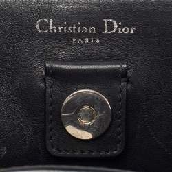 Pre Owned Dior Tri Color Leather Large Lady Dior Pocket Tote