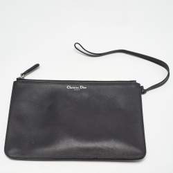 Pre Owned Dior Tri Color Leather Large Lady Dior Pocket Tote
