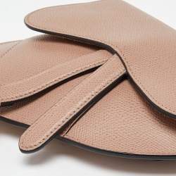 Dior Beige Leather Saddle Convertible Belt Bag