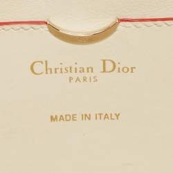 Pre Owned Dior Multicolor Watersnake Leather Mini Diorever Top Handle Bag