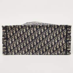 مملوكة مسبقًا Dior Blue Oblique Canvas Large Book Tote