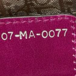 مملوكة مسبقًا Dior Purple Woven Leather Medium Limited Edition Samourai 1947 Frame Bag