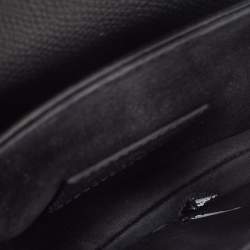 Dior Black Leather Mini Saddle Bag