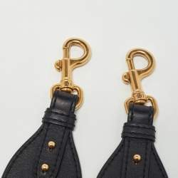 Dior Black Leather Mini Saddle Bag