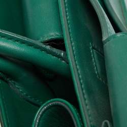 Pre Owned Dior Green Leather Medium Diorever Bag