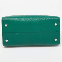 Pre Owned Dior Green Leather Medium Diorever Bag