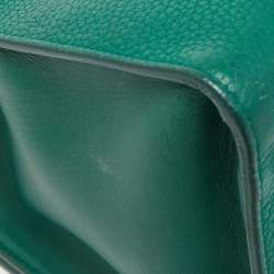 Pre Owned Dior Green Leather Medium Diorever Bag