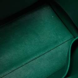 Pre Owned Dior Green Leather Medium Diorever Bag