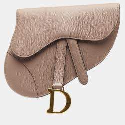 Dior Blush Ultramatte Calfskin SADDLE FLAT BELT POUCH S5632ILLO50PU Dior