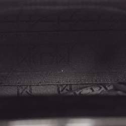 Dior Black Cannage Patent Leather Mini Lady Dior Tote