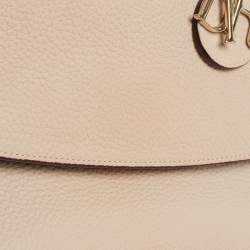 Dior Beige Leather Mini Be Dior Top Handle Bag