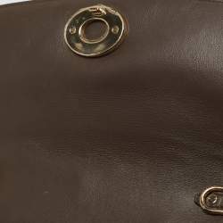 Dior Beige Leather Mini Be Dior Top Handle Bag