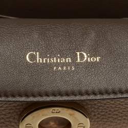Dior Beige Leather Mini Be Dior Top Handle Bag