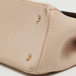 Dior Beige Leather Mini Be Dior Top Handle Bag