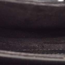 Pre Owned Dior Black Leather Mini Saddle Bag