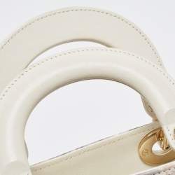 Dior Multicolor Embroidered Leather KaleiDiorscopic Mini Lady Dior Tote