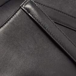 Dior Black Leather Mini Saddle Bag