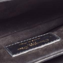 Dior Black Leather Mini Saddle Bag