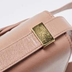 Pre Owned Dior Beige Leather 30 Montaigne Shoulder Bag