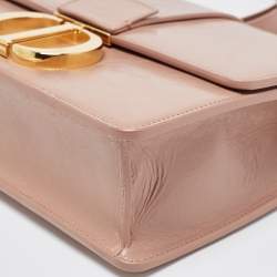 Pre Owned Dior Beige Leather 30 Montaigne Shoulder Bag