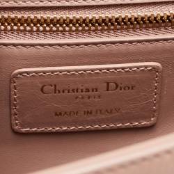Pre Owned Dior Beige Leather 30 Montaigne Shoulder Bag