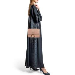 Pre Owned Dior Beige Leather 30 Montaigne Shoulder Bag