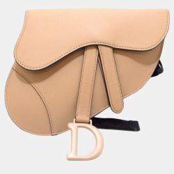 Dior Blush Ultramatte Calfskin SADDLE FLAT BELT POUCH S5632ILLO50PU Dior