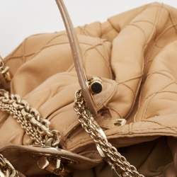 مملوكة مسبقًا Dior Beige Cannage Leather Le Trente Shoulder Bag