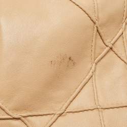 مملوكة مسبقًا Dior Beige Cannage Leather Le Trente Shoulder Bag