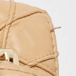 مملوكة مسبقًا Dior Beige Cannage Leather Le Trente Shoulder Bag