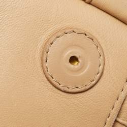 مملوكة مسبقًا Dior Beige Cannage Leather Le Trente Shoulder Bag