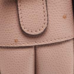 Dior Pink Leather Saddle Bag