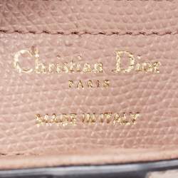 Dior Pink Leather Saddle Bag